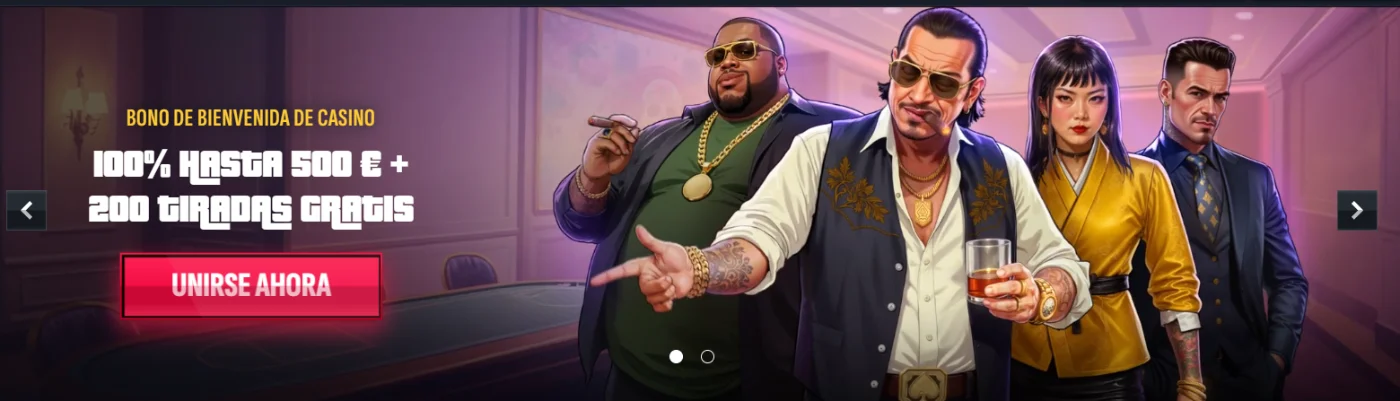 Bono de Bienvenida de Mafia Casino